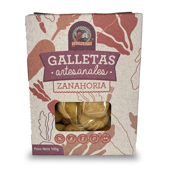 GALLETAS ARTESANALES ZANAHORIA Salinerito 100gr