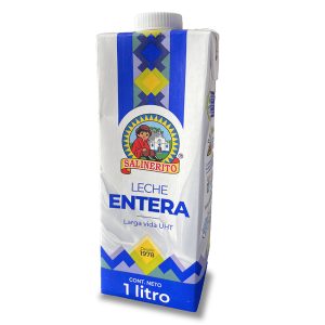 Leche entera de vaca natural pausterizada 1 litro