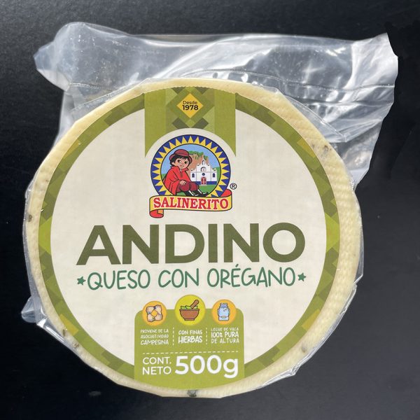 QUESO_ANDINO_OREGANO_500gr Salinerito