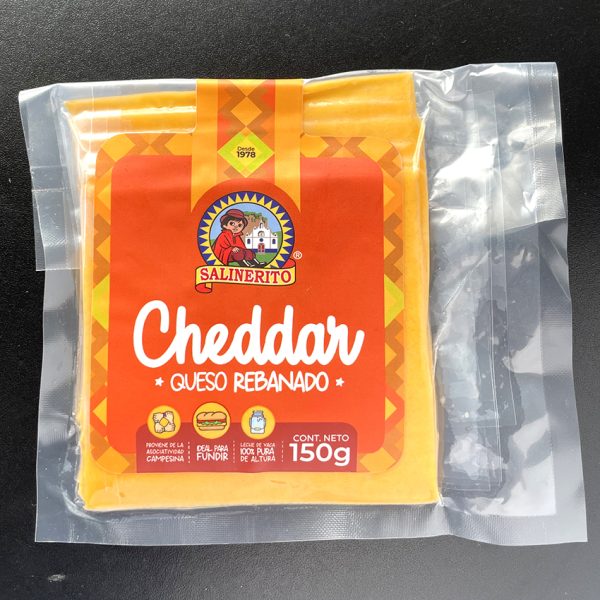 QUESO CHEDDAR REBANADO 150gr Salinerito