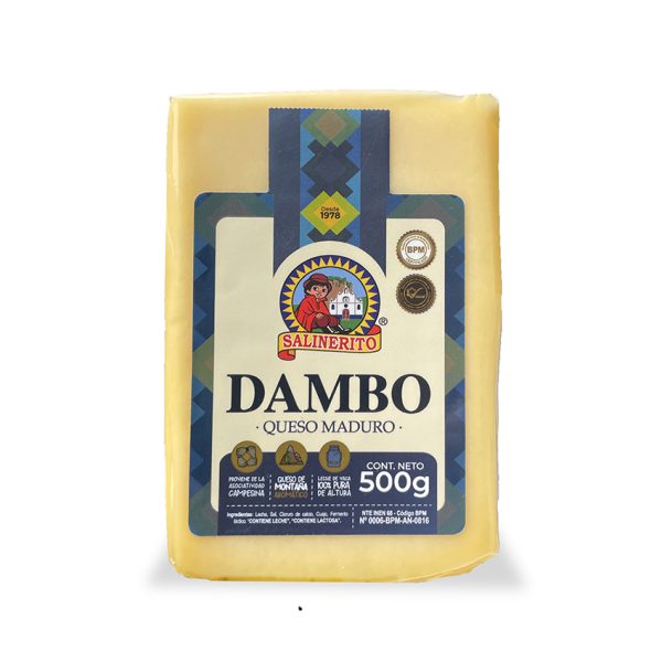 QUESO DAMBO 500gr Salinerito