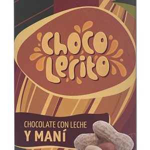 Chocolate con Leche y Maní en tableta de 50gr